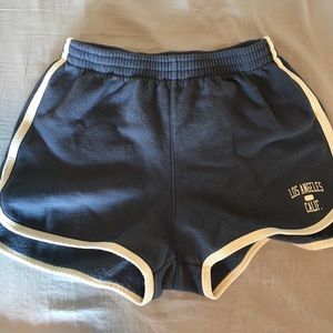 Brandy Melville navy shorts LA California